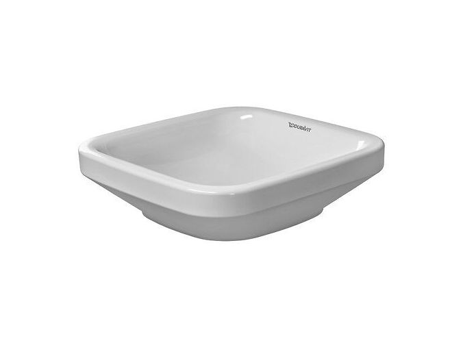 Duravit DuraStyle umyvadlo na desku, 43x43 cm, WonderGliss, bílá