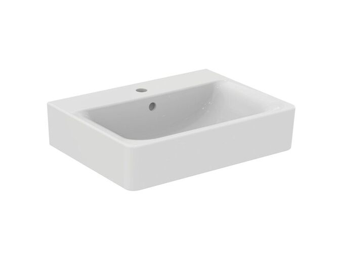 Ideal Standard Connect Umyvadlo Cube, 600x460x175 mm, s přepadem, otvor pro baterii, bílá