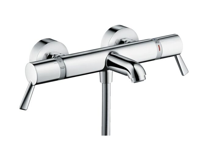 Hansgrohe Ecostat Comfort Termostatická vanová baterie Care, prodloužené rukojeti, chrom