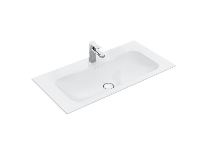 Villeroy & Boch Finion Umyvadlo se skrytým přepadem, 1200x500 mm, s CeramicPlus, alpská bílá