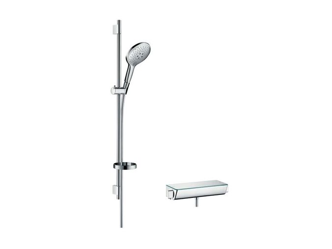 Hansgrohe Ecostat Sprchový set s termostatem, 150 mm, 3 proudy, chrom