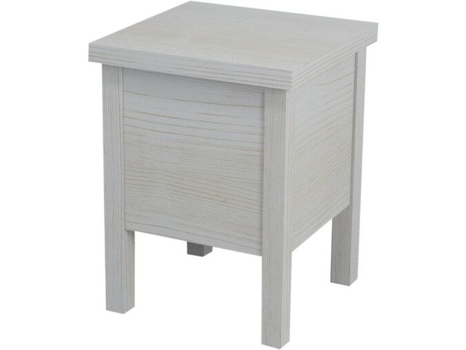 Sapho BRAND stolička s úložným prostorem 35x46x35cm, starobílá