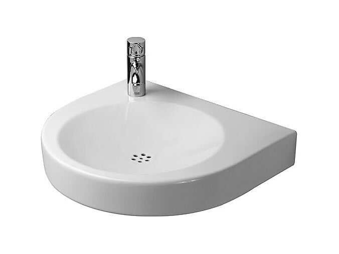 Duravit Architec umyvadlo bezbariérové, 57,5x52 cm, bez přepadu, bílá