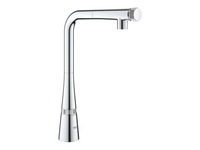 Grohe Zedra SmartControl Dřezová baterie s výsuvnou koncovkou, SmartControl, chrom