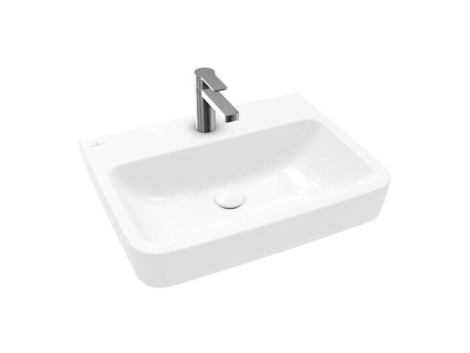 Villeroy & Boch O.novo Umyvadlo 600x460 mm, bez přepadu, otvor pro baterii, alpská bílá