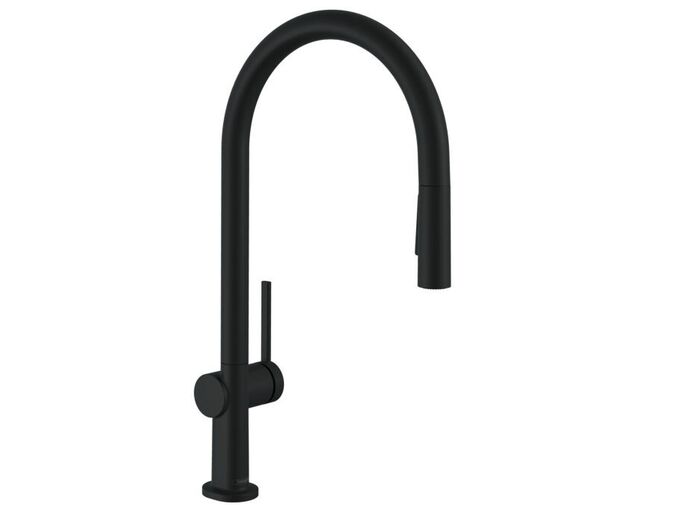Hansgrohe Talis M54 Dřezová baterie Talis s výsuvnou sprškou, sBox, matná černá