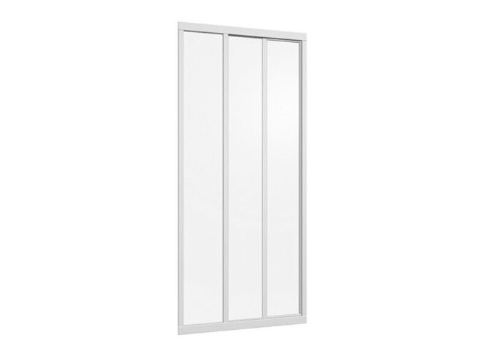Ravak Supernova sprchové dveře ASDP3, 87-91x188 cm, bílá, dekor pearl