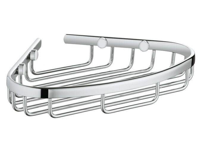 Grohe BauCosmopolitan Drátěná rohová polička 164x202 mm, chrom