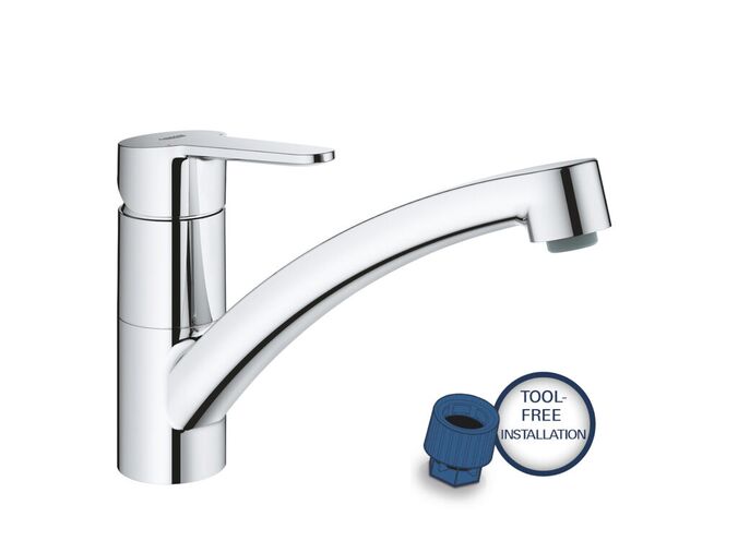 Grohe StartEco Dřezová baterie, chrom