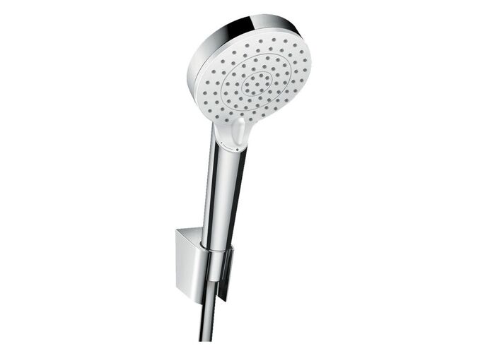 Hansgrohe Crometta Set sprchové hlavice, 2 proudy, držáku a hadice, bílá/chrom