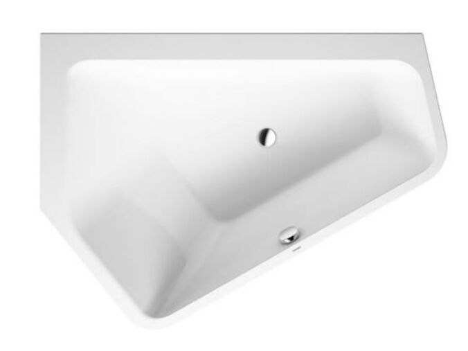 Duravit Paiova 5 vana asymetrická, 177x130 cm, s panelem, levá, bílá