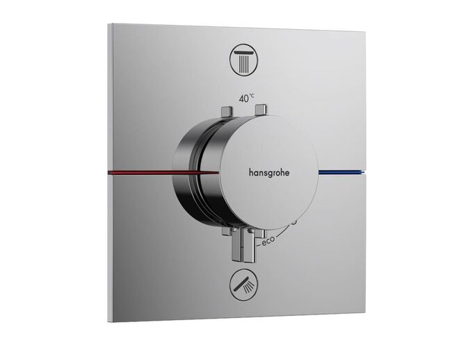 Hansgrohe ShowerSelect Comfort E Termostatická baterie pod omítku, pro 2 spotřebiče, chrom