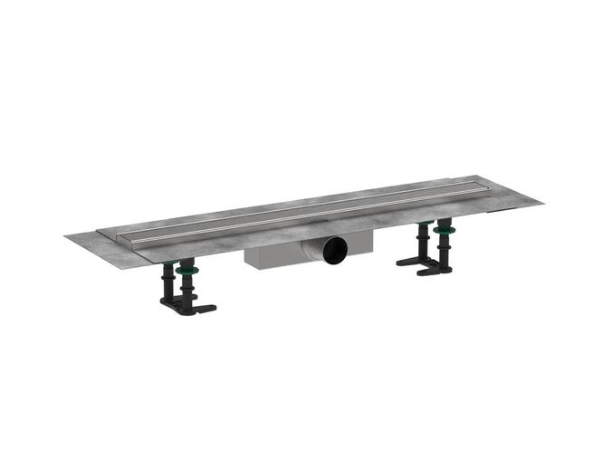 Hansgrohe RainDrain Compact Sprchový žlab 70 cm, s roštem, kartáčovaná nerezová ocel