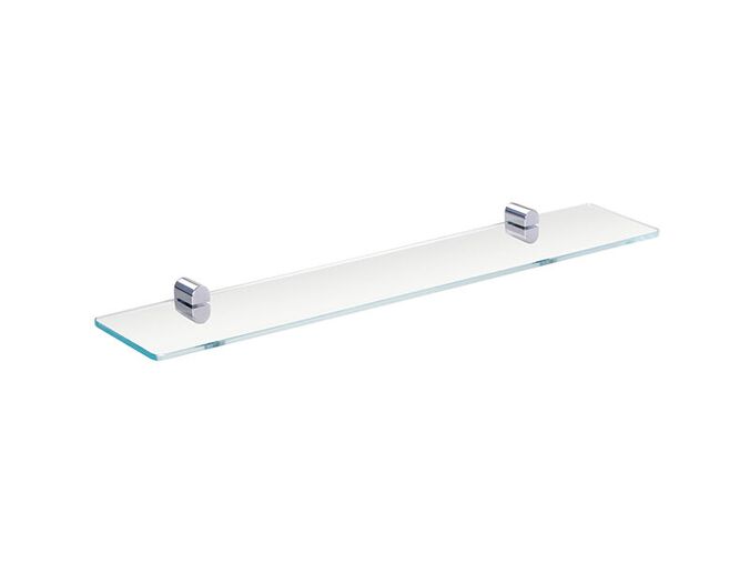 Bemeta Organic polička, 60 cm, sklo, leštěná nerez