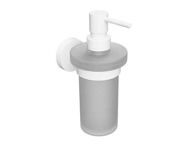 Bemeta White dávkovač tekutého mýdla 200ml, sklo MINI, bílá