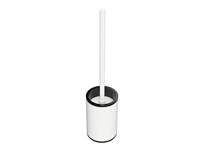 Bemeta White WC štětka válcová malá na postavení, bílý kartáč, bílá
