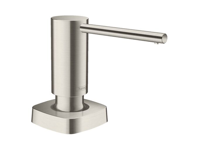 Hansgrohe Příslušenství Dávkovač mycích prostředků A71, 500 ml, nerezová ocel