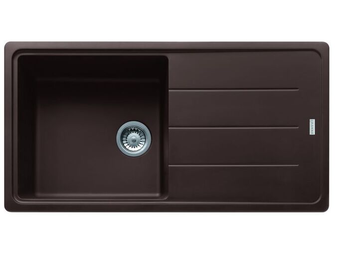 Franke Basis granitový dřez BFG 611, 970x500mm, tmavě hnědá 114.0285.315