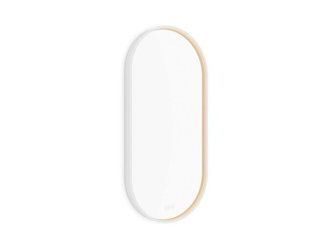 Nimco Zrcadla Bílé LED zrcadlo 450x900 se dvěma dotykovými senzory