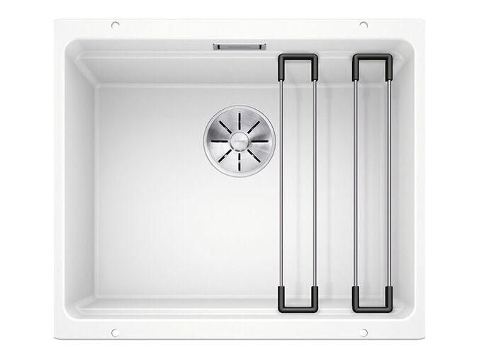 Blanco Etagon 500 Silgranitový dřez, 530x460 mm, s pojezdy, bílá