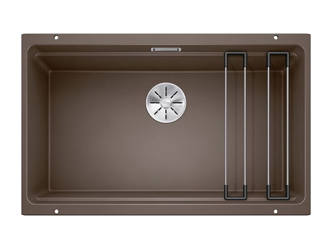 Blanco Etagon 8 Silgranitový dřez, 780x510 mm, s pojezdy, kávová