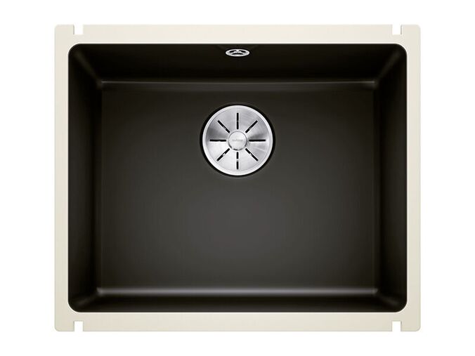 Blanco Subline 500-U keramický dřez, 543x456 mm, černá