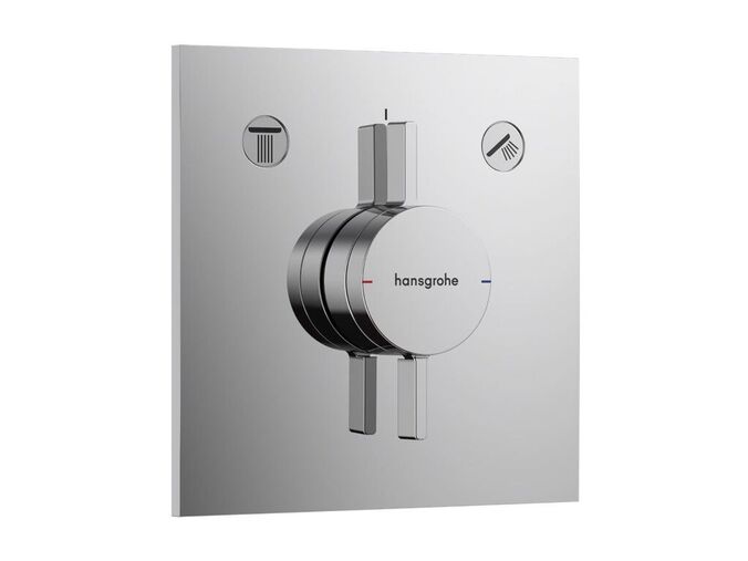 Hansgrohe DuoTurn E Baterie pod omítku, pro 2 spotřebiče, chrom