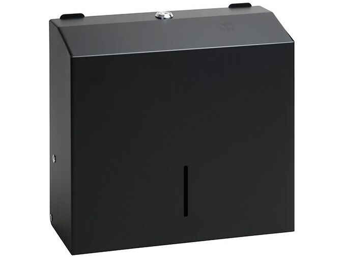 Bemeta Hotelové vybavení Zásobník papírových ručníků, 260 mm, nerez, černý