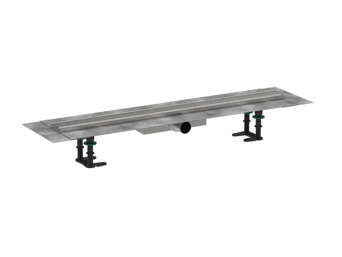 Hansgrohe RainDrain Compact Sprchový žlab 80 cm, s roštem, kartáčovaná nerezová ocel