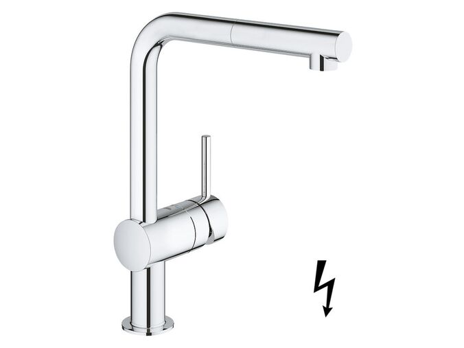 Grohe Minta Dřezová baterie s výsuvnou koncovkou, chrom