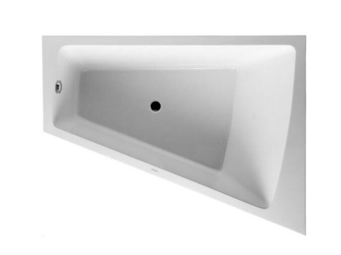 Duravit Paiova vana asymetrická, 170x130 cm, s panelem, pravá, bílá
