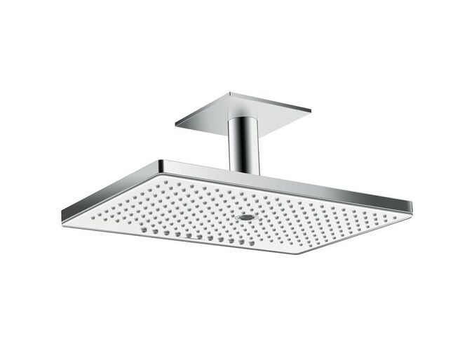 Hansgrohe Rainmaker Hlavová sprcha 460, 3 proudy, EcoSmart 9 l/min, sprchové rameno 100 mm, bílá/chrom