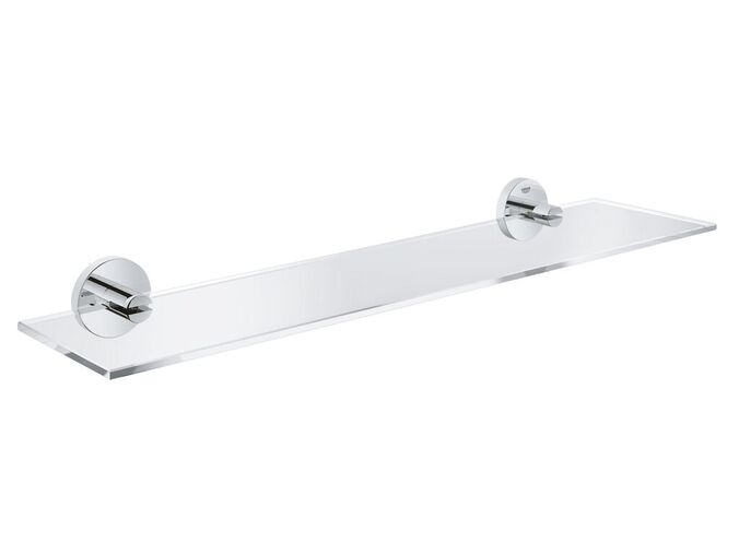 Grohe QuickFix Start Polička, délka 53 cm, sklo/chrom