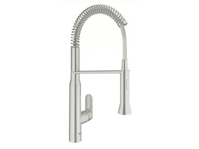 Grohe K7 Dřezová baterie s flexibilním ramenem, supersteel