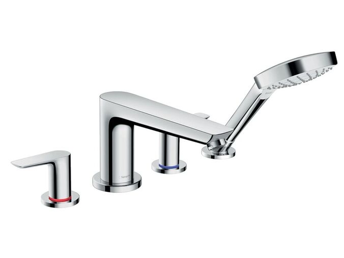 Hansgrohe Talis E 2015 Baterie na okraj vany, 4-otvorová instalace, chrom