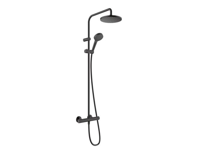 Hansgrohe Vernis Blend Sprchový set Showerpipe 200 s termostatem, matná černá