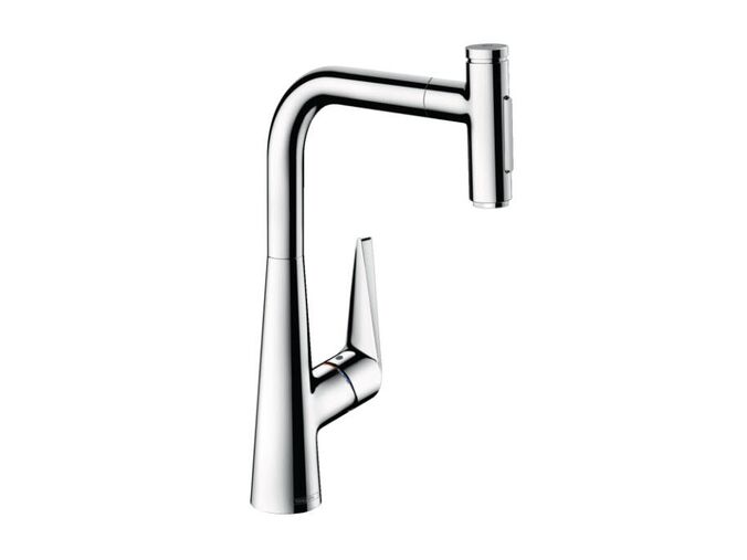 Hansgrohe Talis Select M51 Dřezová baterie s výsuvnou sprškou, chrom