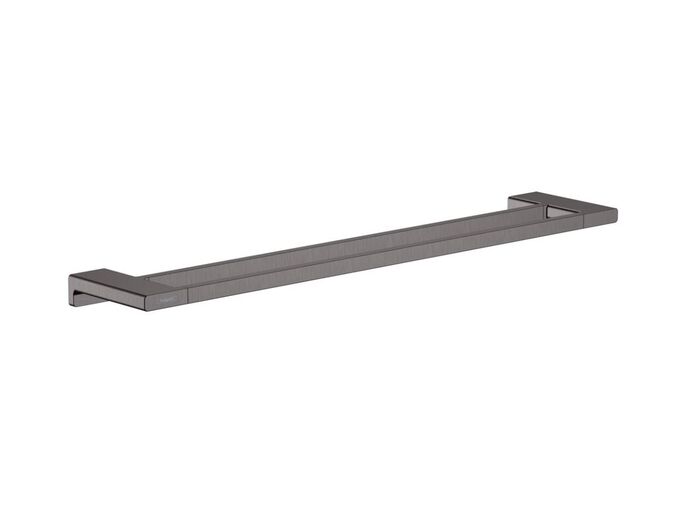 Hansgrohe AddStoris Držák ručníků dvojitý, délka 650 mm, kartáčovaný černý chrom