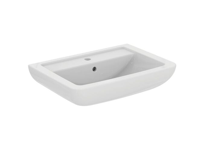 Ideal Standard Eurovit Umyvadlo 650x460x190 mm, s přepadem, 1 otvor pro baterii, bílá
