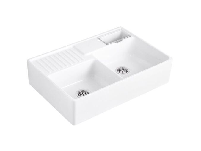Villeroy & Boch Dřezy Keramický dřez 90x63 cm, CeramicPlus, Snow White