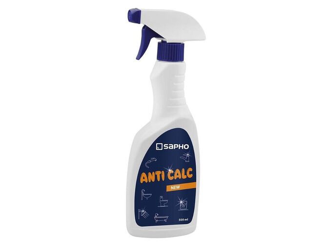Sapho ANTI CALC Čistící prostředek na vodovodní baterie a sprchy, 500 ml