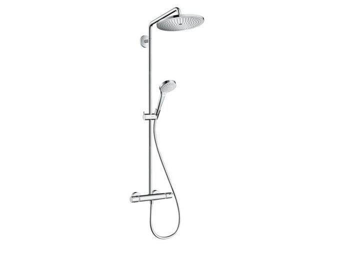 Hansgrohe Croma S Sprchový set Showerpipe 280 s termostatem, EcoSmart 9 l/min, chrom
