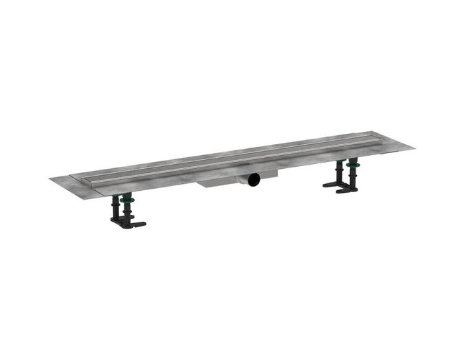 Hansgrohe RainDrain Compact Sprchový žlab 90 cm, s roštem, kartáčovaná nerezová ocel