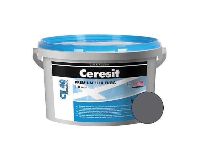 Ceresit CE 40 Aquastatic, spárovací hmota, graphite, 2kg