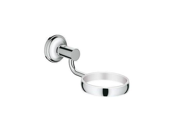 Grohe Essentials Authentic Držák skleničky/mýdelníku, chrom