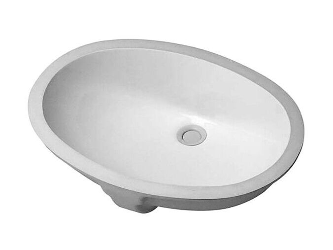 Duravit Santosa umyvadlo zápustné, 51x37,5 cm, přepad, bílá
