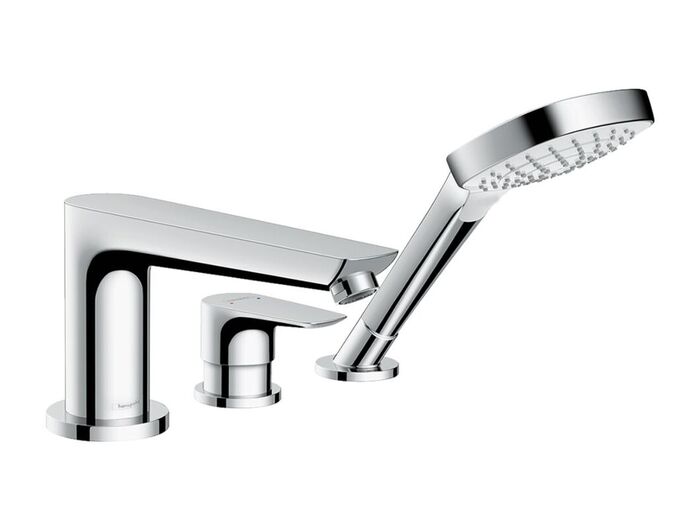 Hansgrohe Talis E 2015 Baterie na okraj vany, 3-otvorová instalace, chrom
