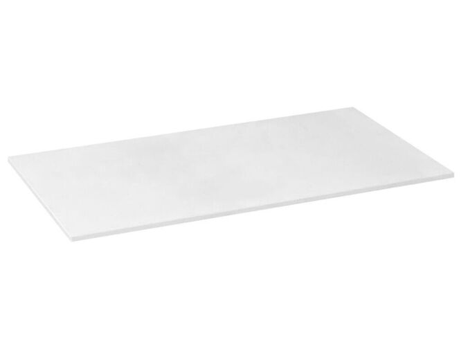 Sapho SKARA deska Rockstone 91,2x12x46cm, bílá mat