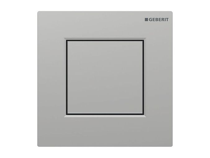 Geberit Typ 01 Square pneumatické ovládání splachování pisoárů, chrom mat, easy-to-clean