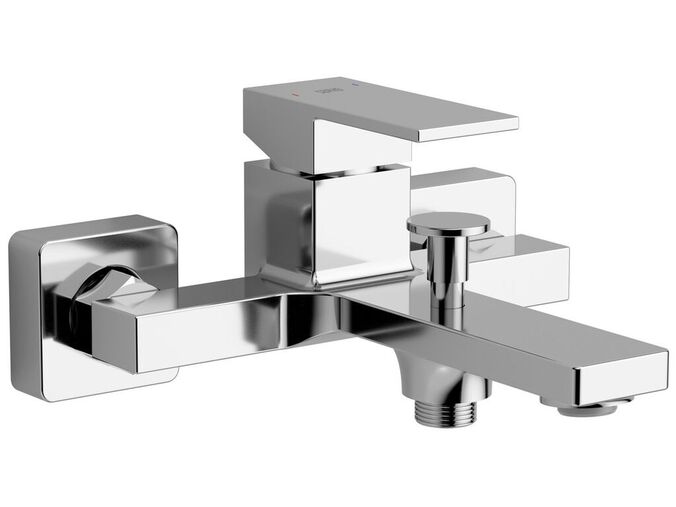 Sapho CUBEMIX nástěnná vanová baterie, chrom